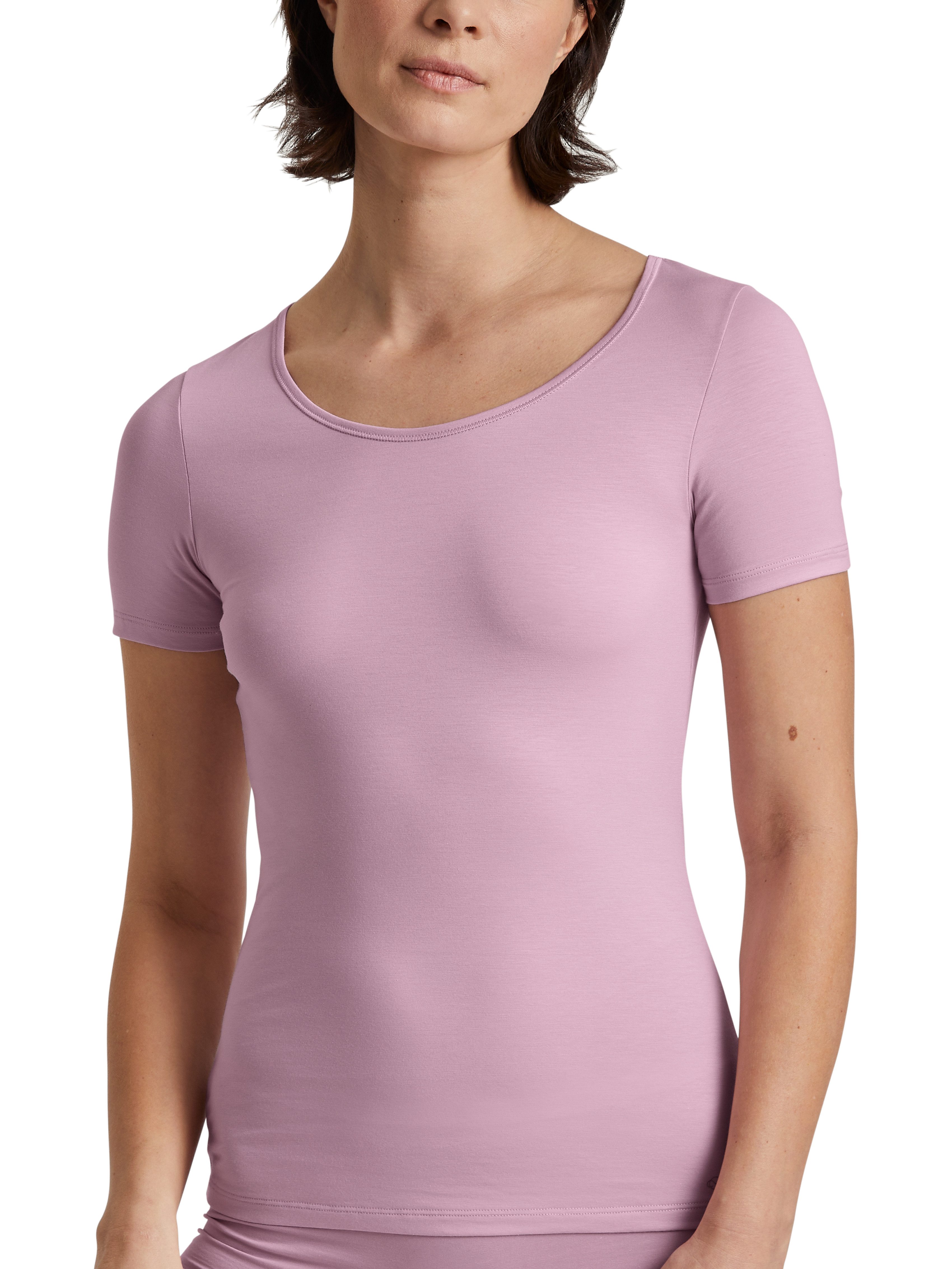 CALIDA Unterziehshirt Natural Comfort mit Rundhals und reduzierter Pillingbildung