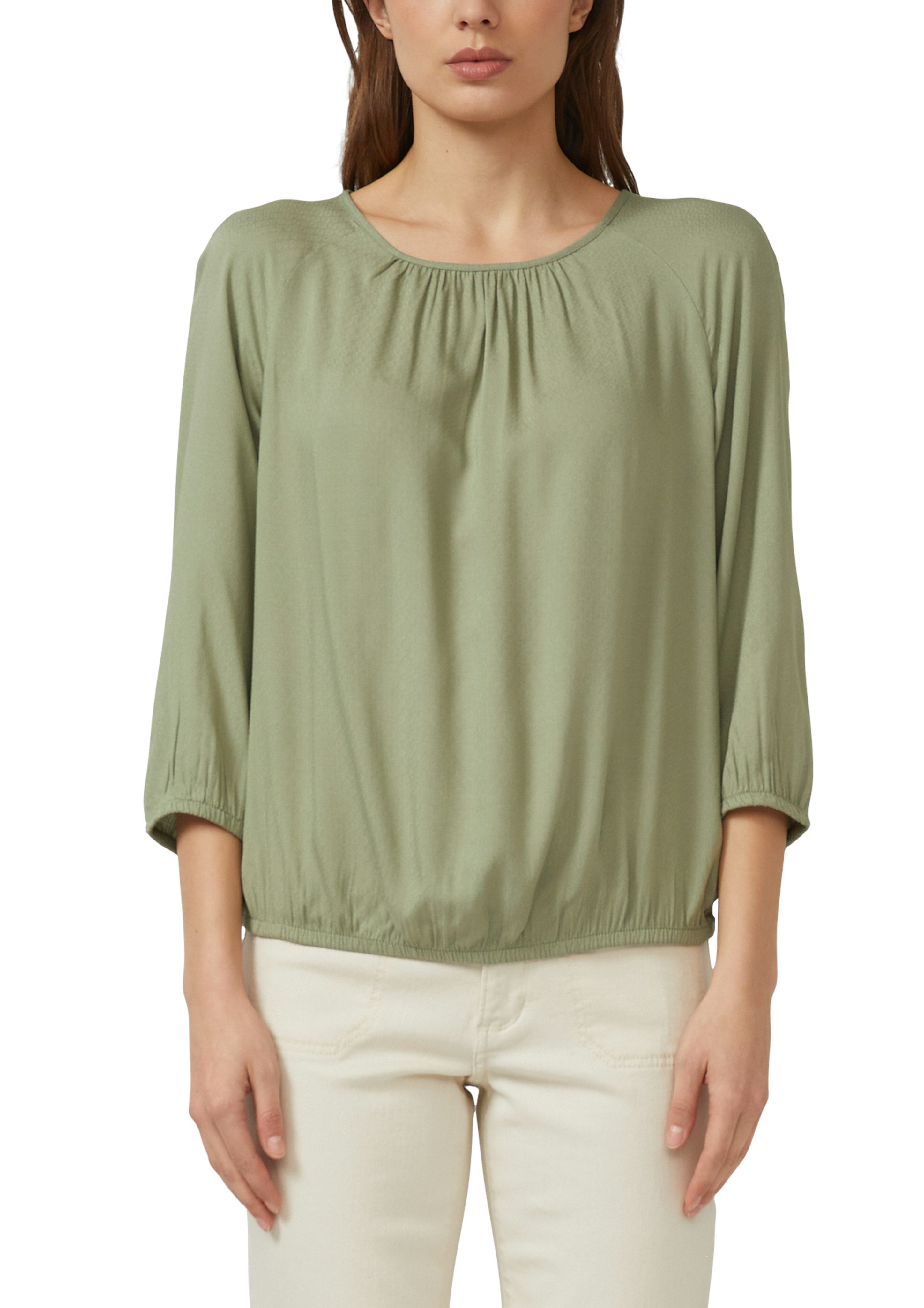 s.Oliver Schlupfbluse mit elstsichem Bund und aus reiner Viskose