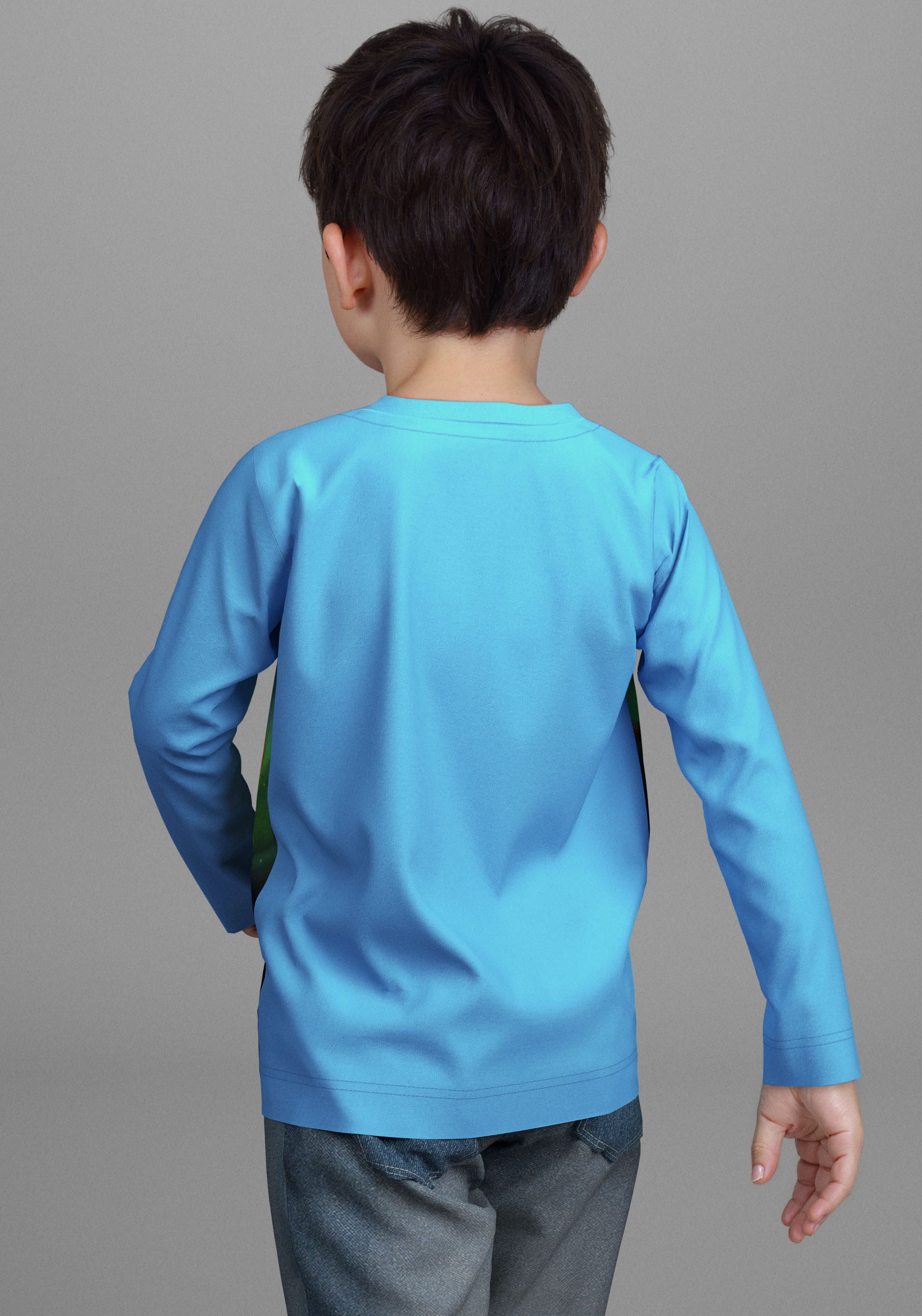KIDSWORLD Langarmshirt Dino-Shirt Dino Fotodruck