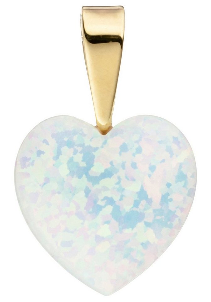 JOBO Herzanhänger Anhänger Herz, 333 G... JOBO Herzanhänger Anhänger Herz, 333 G...