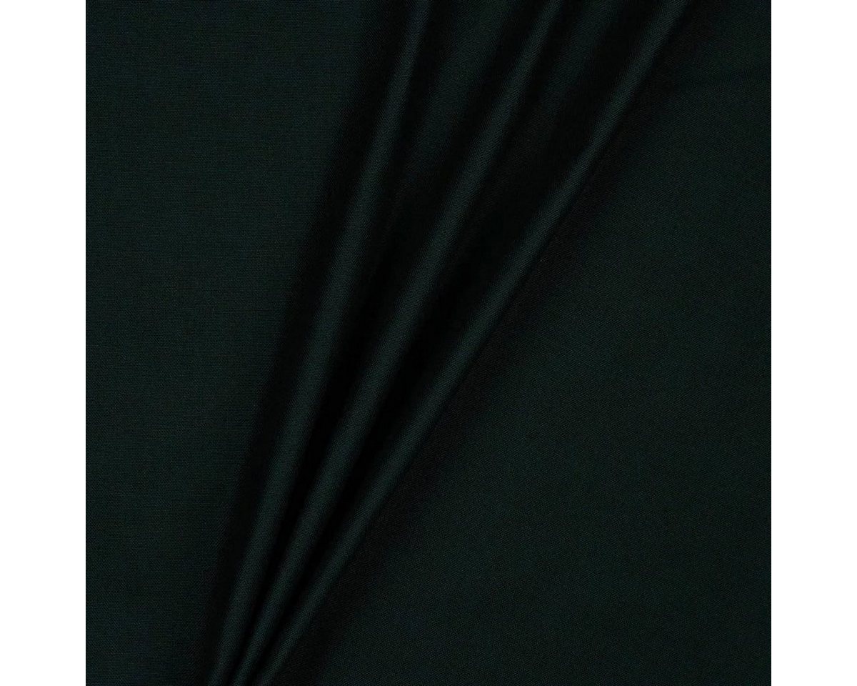 Thumbnail - Stofferia Stoff Dekostoff Canvas Baumwolle Uni Schwarz, Breite 140 cm, Meterware
