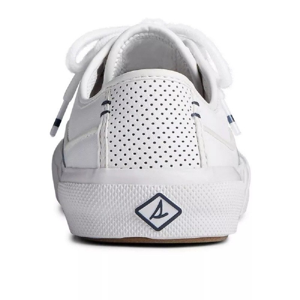 Sperry Soletide White Herren Leder Sneaker Halbschuhe Schnürschuhe STS23167 Sneaker