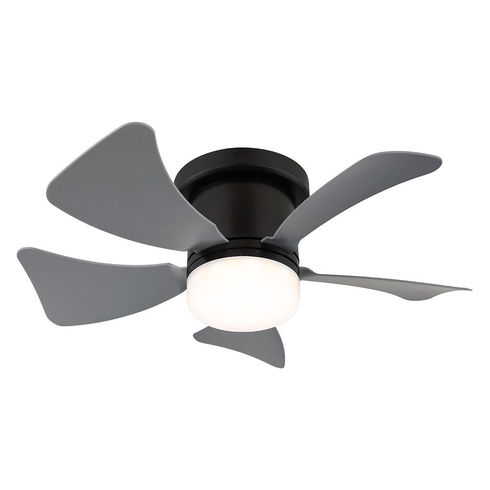 GLOBO LIGHTING Deckenventilator, Deckenventilator Deckenlampe Fernbedienung grau Timer CCT LED