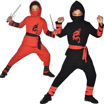 Amscan Kostüm Roter Ninja Drache für Kinder