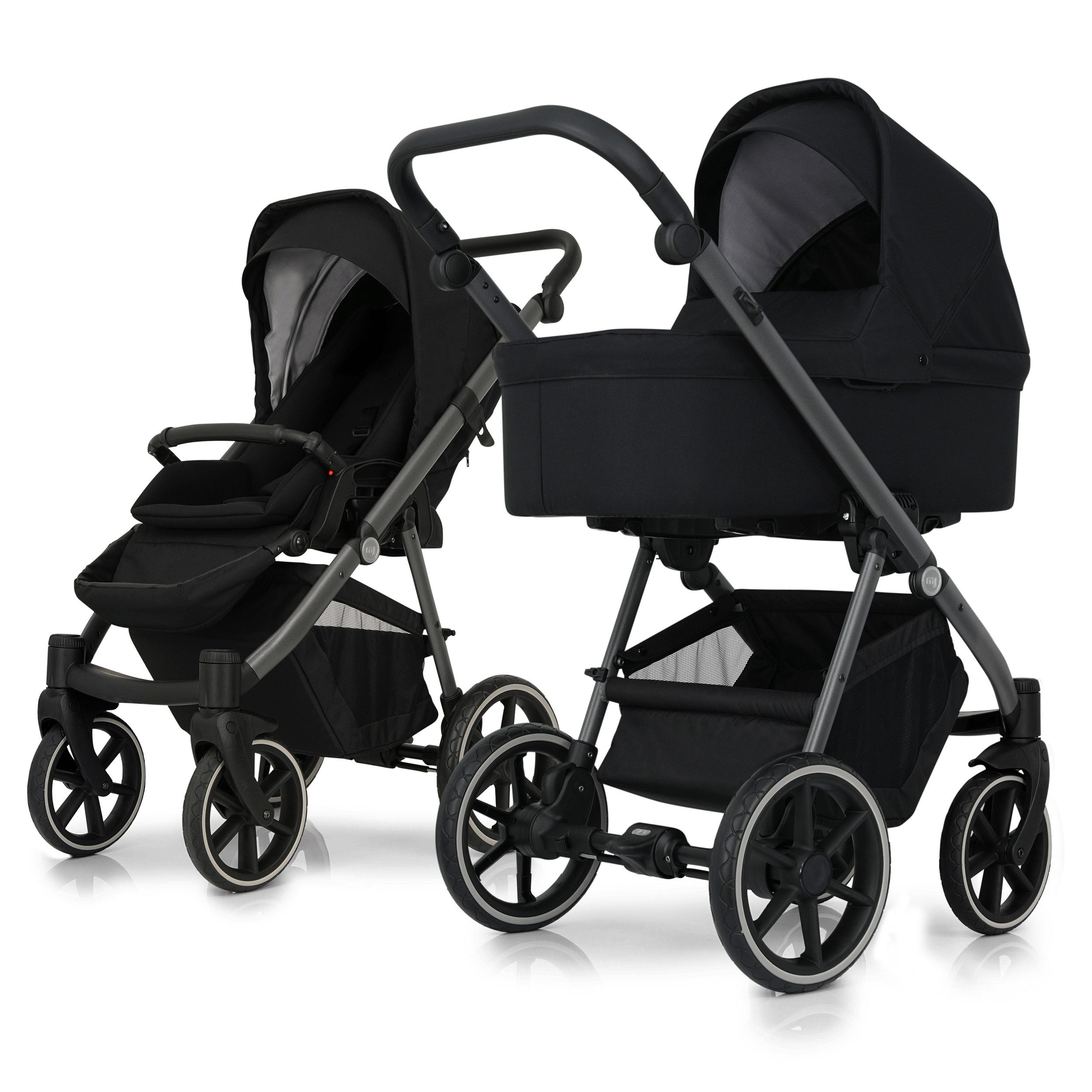 my junior Kombi-Kinderwagen my junior® NOAX² City Noir 2in1