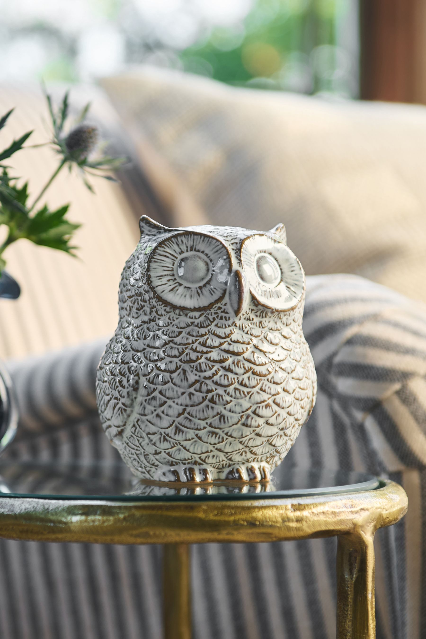 Next Dekoobjekt Deko-Eule aus Keramik mit reaktiver Glasur günstig online kaufen