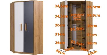 Marmex Möbel Mehrzweckschrank-Set Quatro SET B, (4-St)