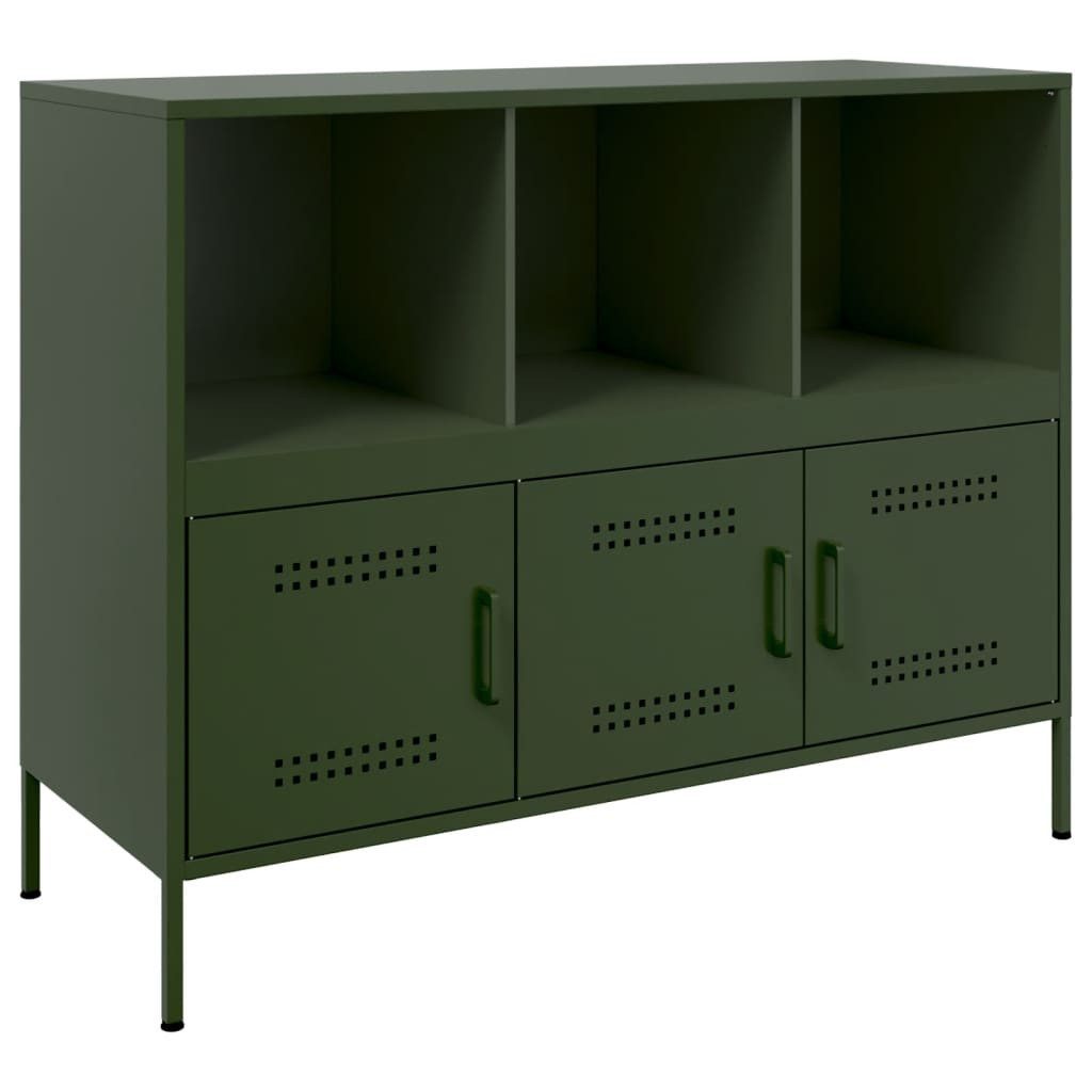 vidaXL Sideboard Sideboard Olivgrün 100,5x39x79 cm günstig online kaufen