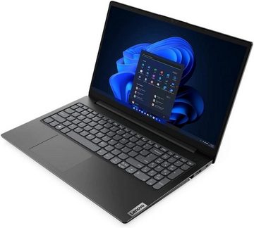 Lenovo Laptop V15, Full HD, 7120U 2 x 3.50 GHz, Business-Notebook (39,60 cm/15,6 Zoll, AMD Athlon 7120U, Radeon, 256 GB SSD, 8 GB DDR5 RAM, Windows 11 Pro)