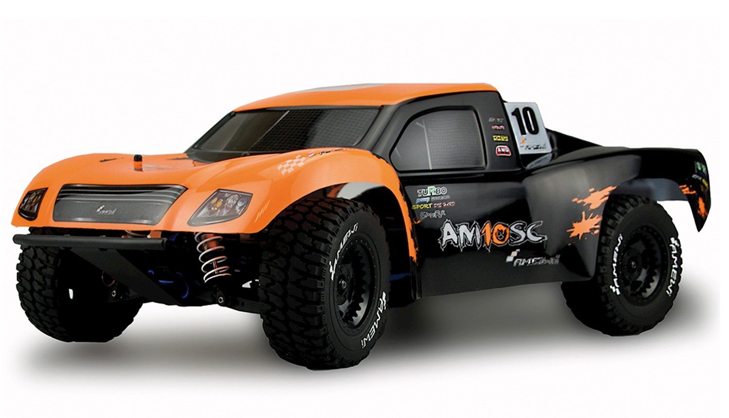 Amewi RC-Bagger Amewi 1:10 AM10SC V3 Brushless 5200KV Short Course Truck orange / schw