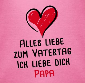 Shirtracer Shirtbody Alles liebe Papa zum Vatertag I Geschenk Vatertag Baby