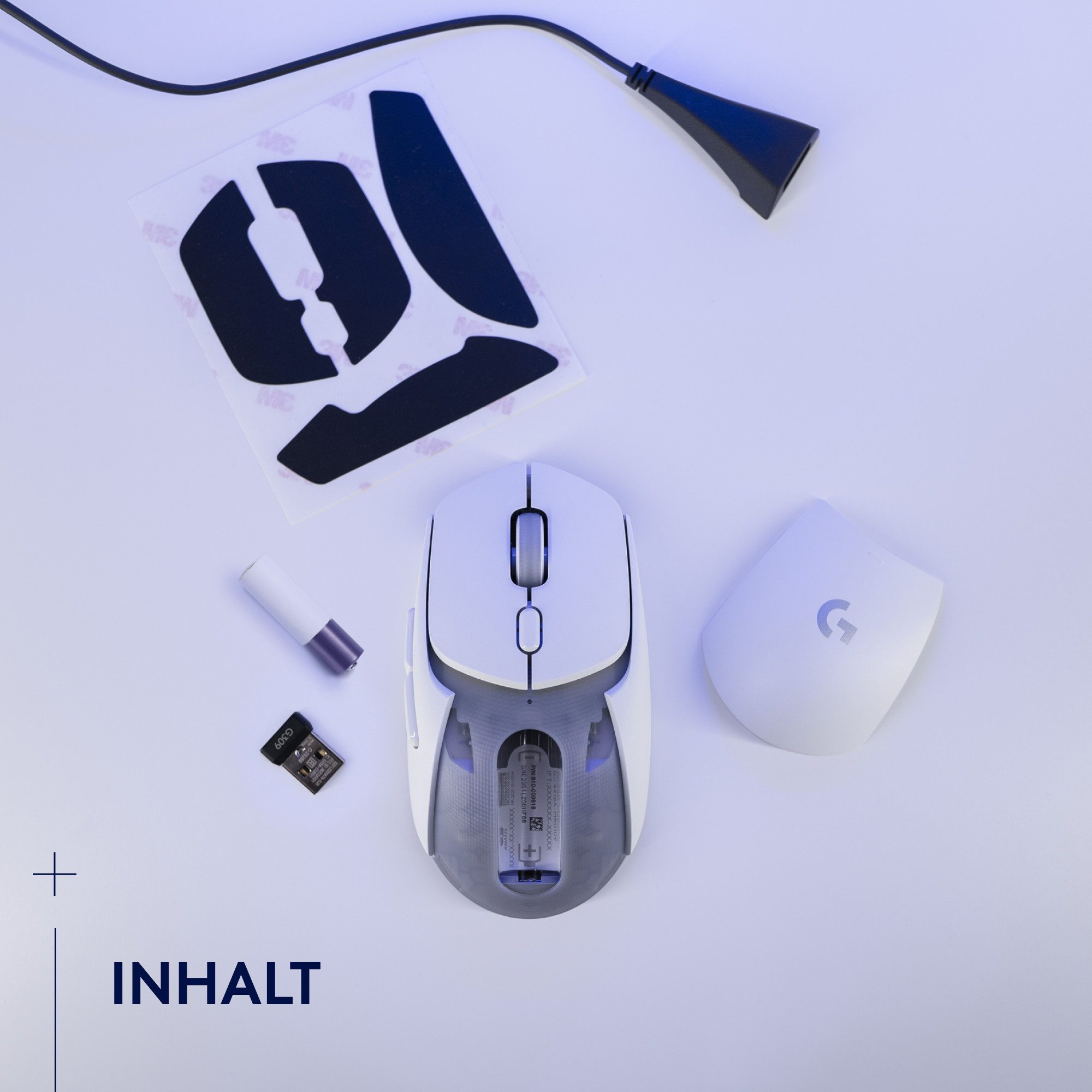 Logitech G309 LIGHTSPEED - WHITE -EER2 Gaming-Maus (Bluetooth)