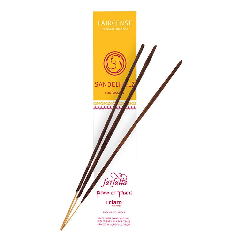 Farfalla Essentials AG Räucherstäbchen-Halter Räucherstäbchen - Sandelholz 10Stk