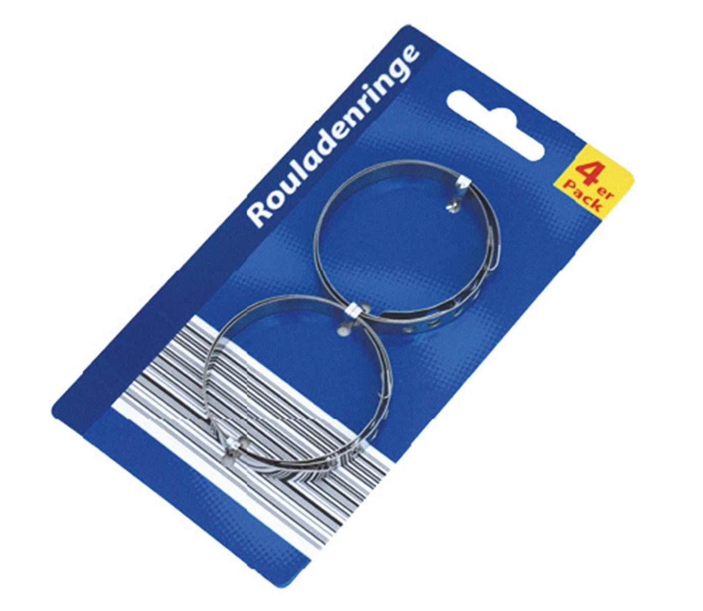 Rouladenklammer Rouladenringe 4er Set – Praktische Kochhelfer aus Edelstahl, Silber (Stück, 4-tlg., Rouladenringe), Rouladenringe Rouladenklammern Fleischklammern Küchenringe Roulade