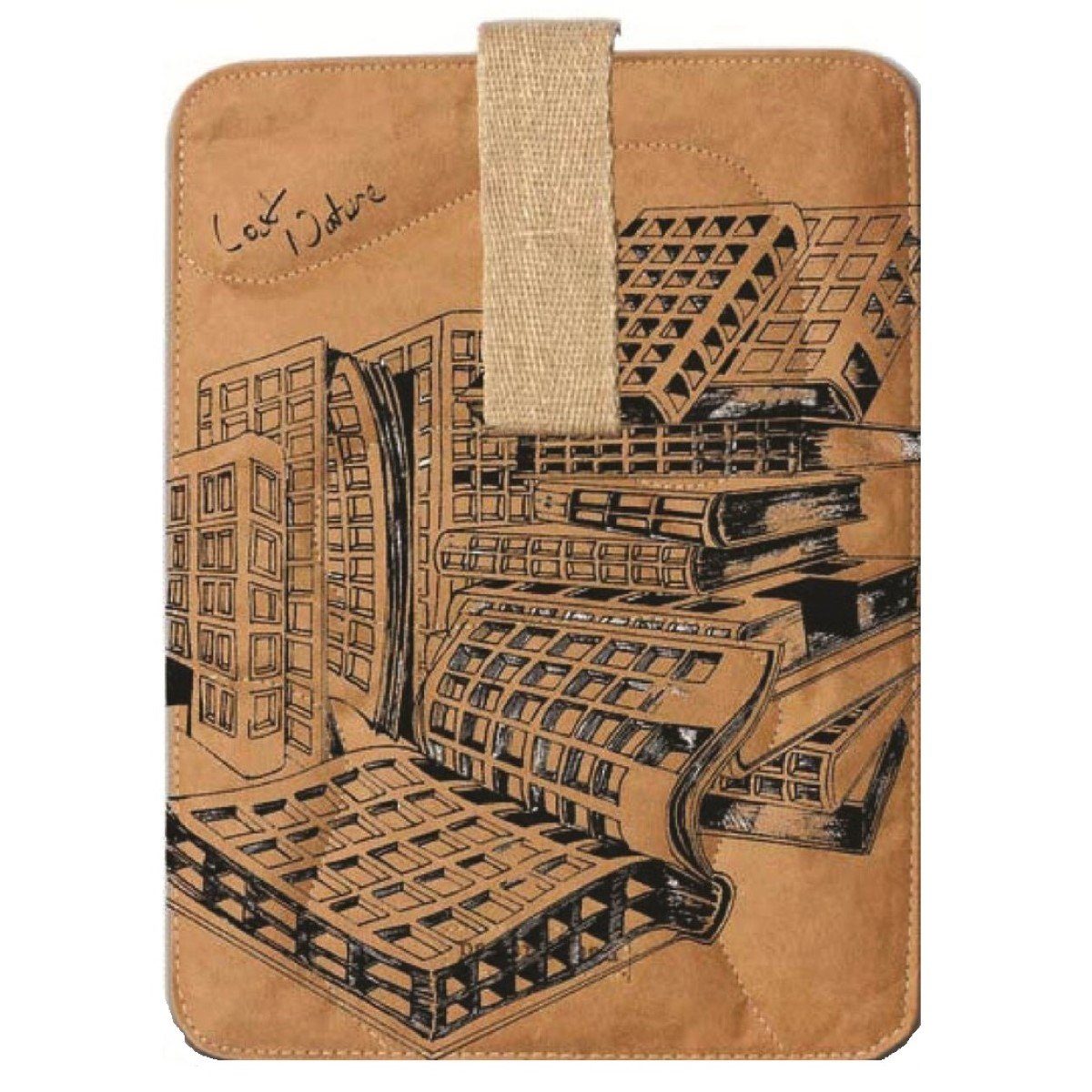 Papernomad Tablet-Hülle Tasche Schutz-Hülle Etui Cover Yellow K Print, Anti-Kratz, Passend für 6" ebook-Reader eReader