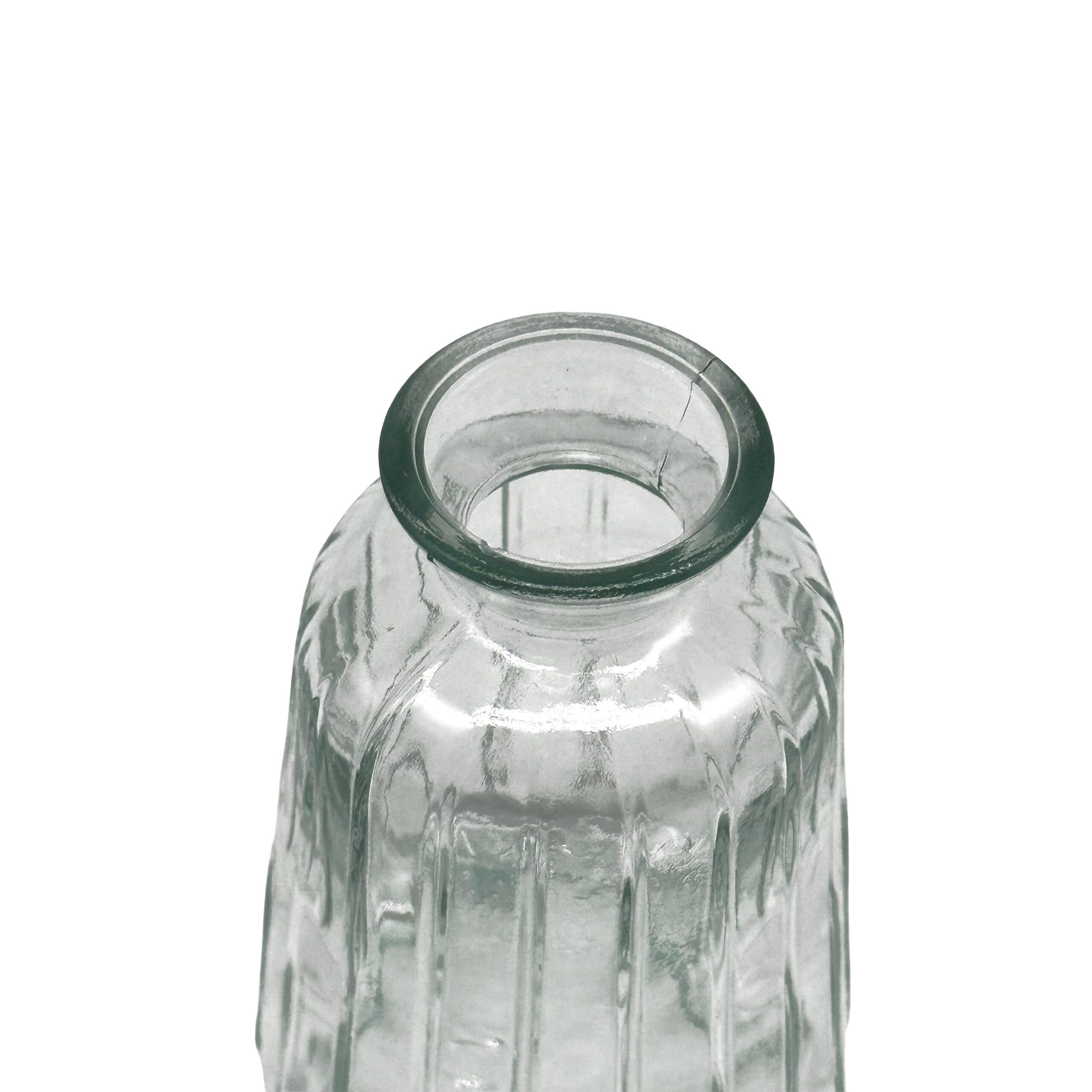 relaxdays Dekovase Deko Vasen im 10er Set (10 St), transparent – Bild 5 von 5