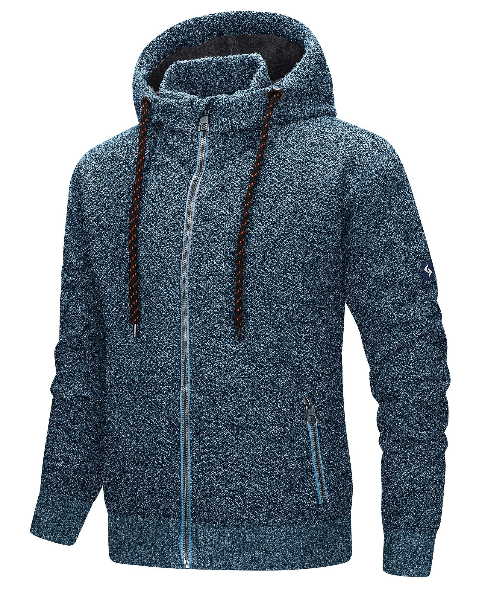 Kapuzenstrickjacke Strickjacke Schärding