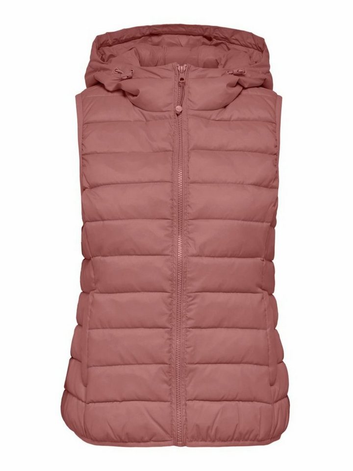 ONLY Steppweste ONLNEWTAHOE HOOD WAISTCOAT OTW NOOS, Kapuze mit Stehkragen