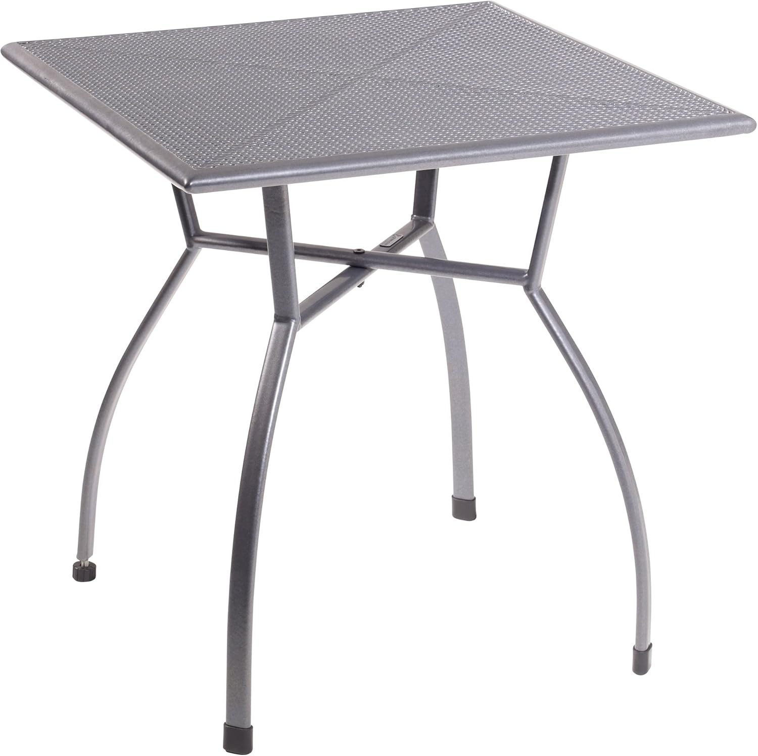 Greemotion Gartentisch Gartentisch Toulouse eckig, Stahl 70 x 70 x 72 cm (1-St)