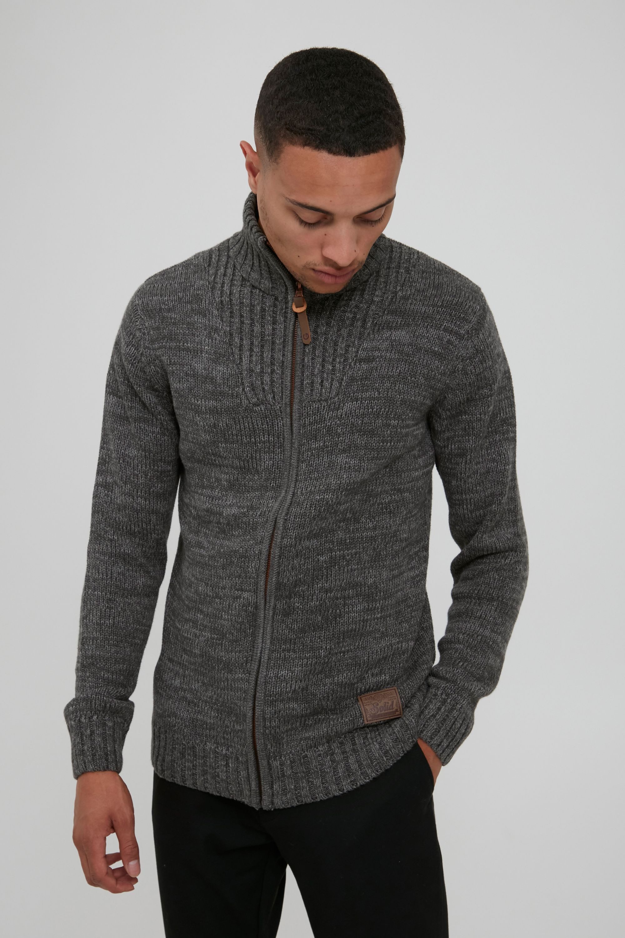 !Solid Strickjacke SDPomeroy Cardigan mit hochabschließendem günstig online kaufen
