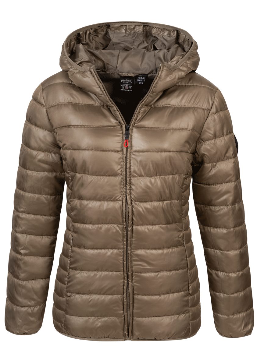 Geographical Norway Steppjacke Geographical Norway Damen Herbst Winter Übergangs Jacke Steppjacke Kapuze Annecy Outdoor Kapuzenjacke