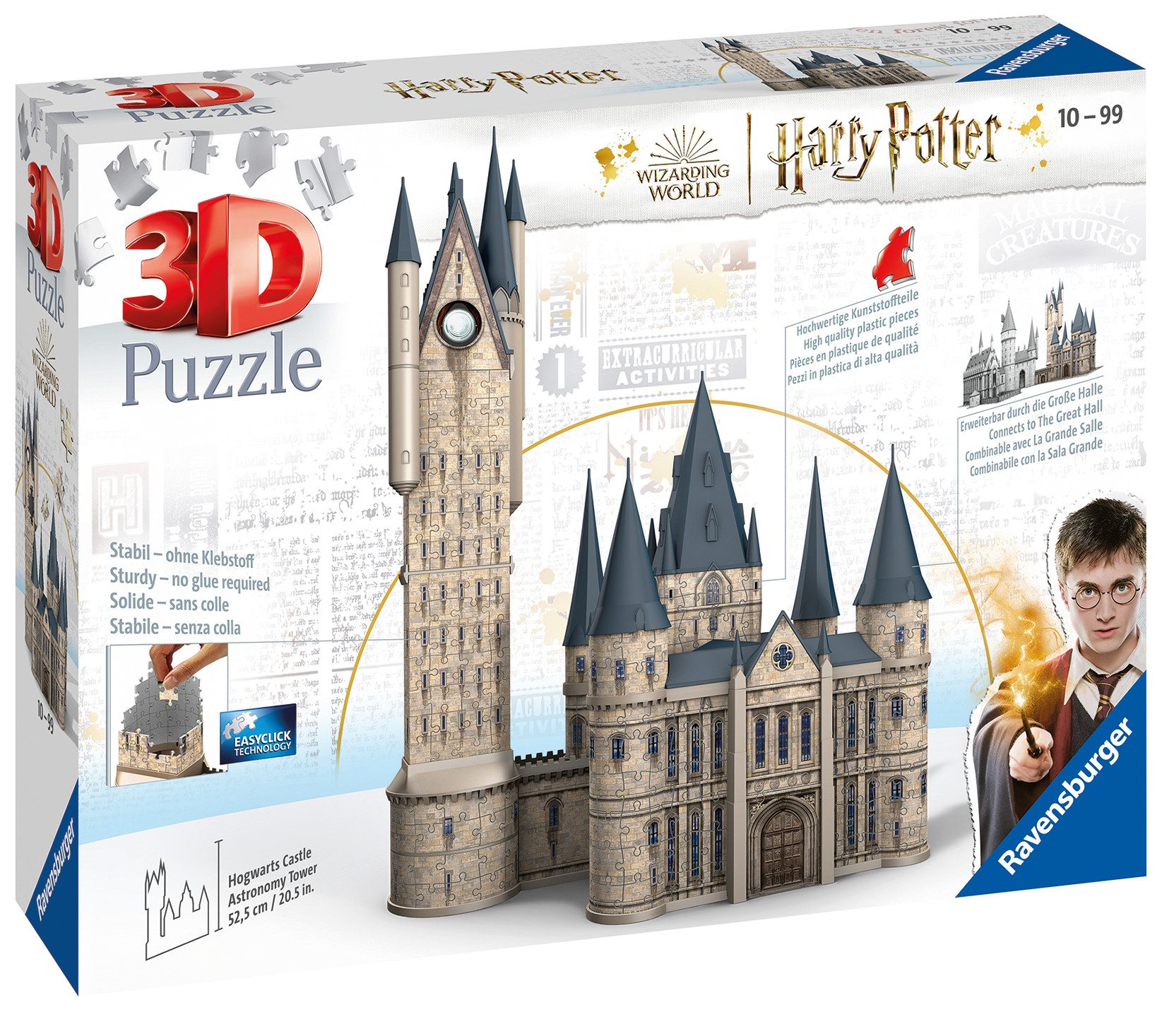 Ravensburger Verlag GmbH 3D-Puzzle Ravensburger, Harry Potter Astronomieturm, 615 Teile 3D Puzzle, 615 Puzzleteile