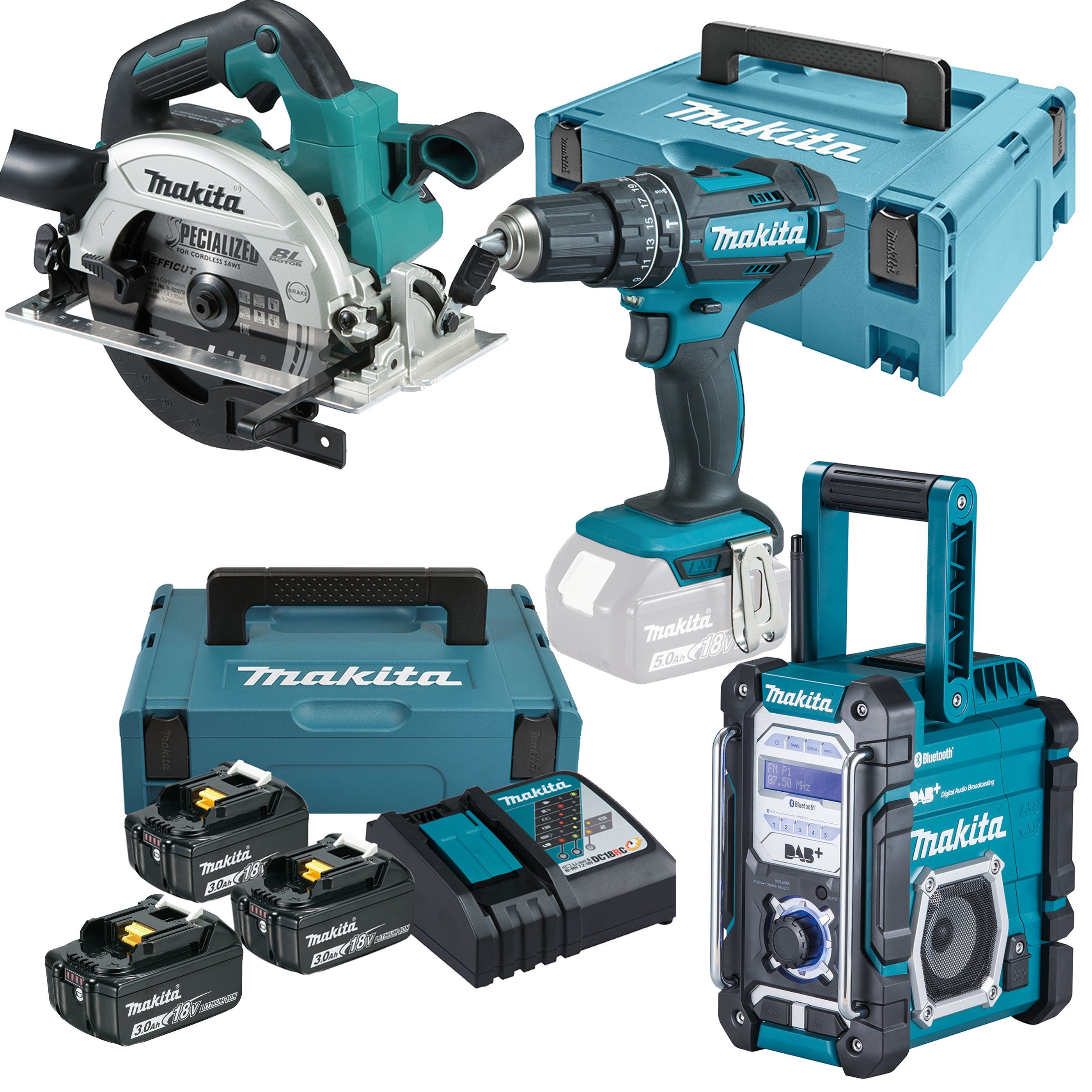 Makita Elektrowerkzeug-Set XL Maschinenset