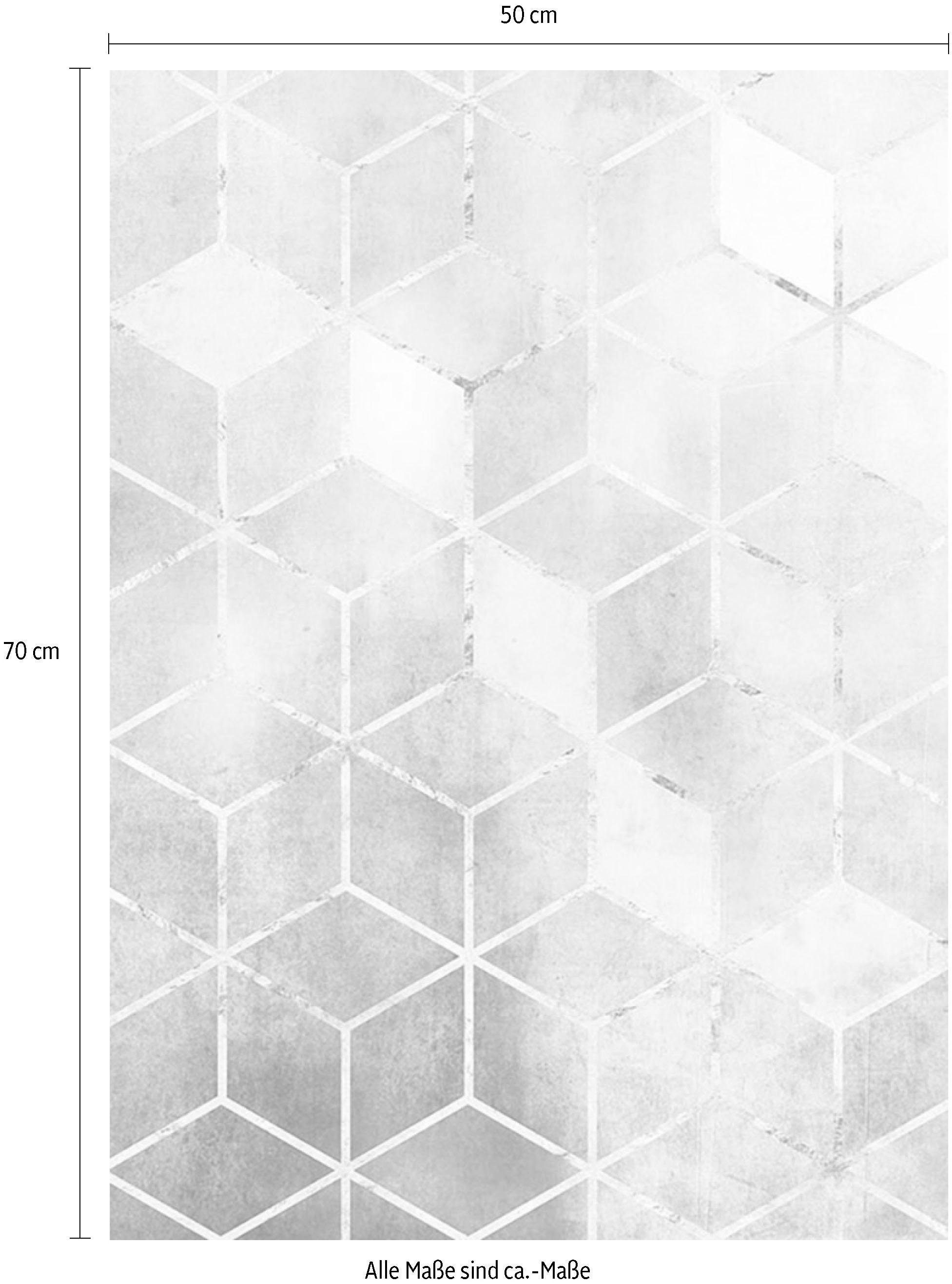 Komar Bild Mosaik Verde, Abstrakt (1 St), Wandbild zur Dekoration - ohne Rahmen