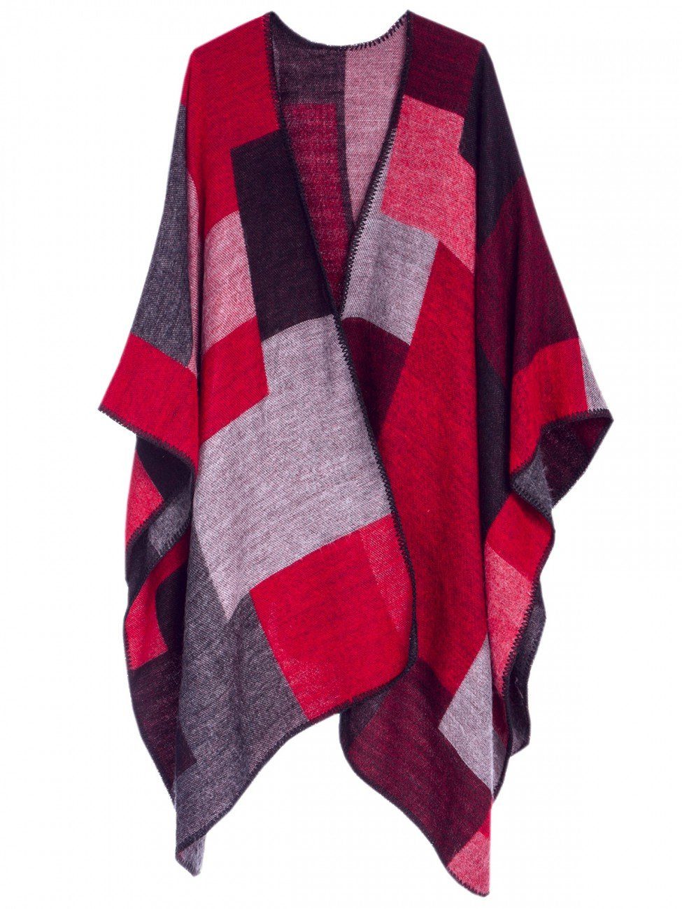 Caspar Poncho Caspar PON008 Damen Poncho günstig online kaufen