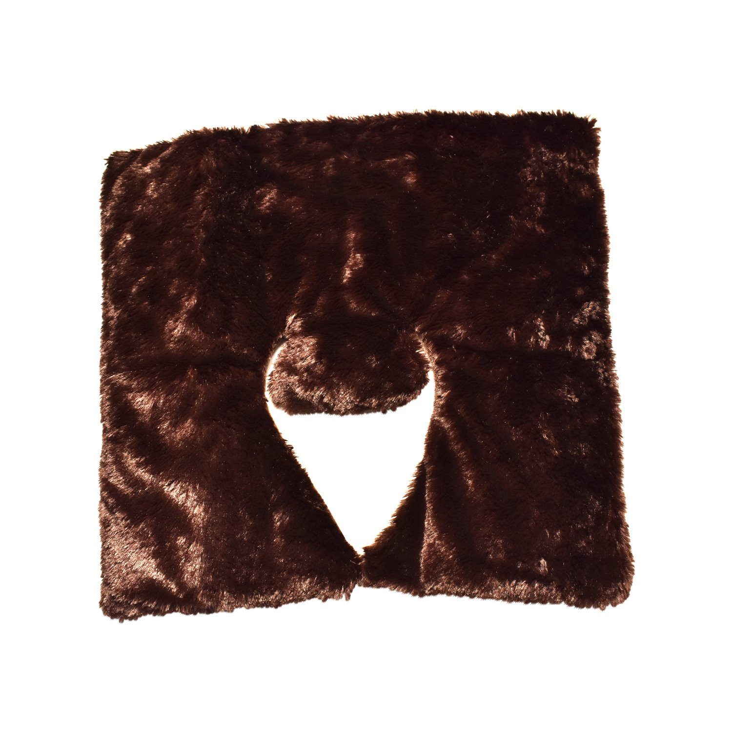 Habibi Plush Wärmekissen Habibi Schulter-/Rückenwärmer braun für Mikrowelle und Backofen, (1 Schulter-/Nacken-/Rückenwärmer)