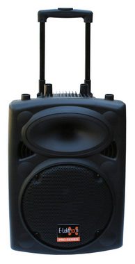 E-Lektron EL25-M mobile Soundanlage Party-Lautsprecher (Bluetooth, 250,0 W, Bluetooth 5.0 TWS, Talkover-Funktion, Funkmikrofon, Echo-Effekt)