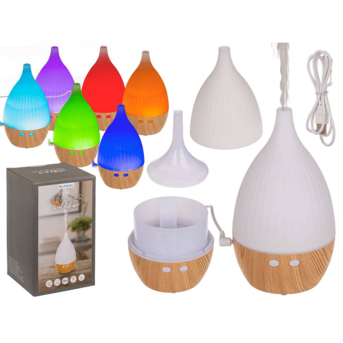 Out of the Blue Luftbefeuchter Luftbefeuchter/Öl-Diffuser, Kuppel