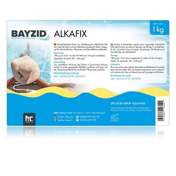 BAYZID Poolpflege 1 kg BAYZID® Alkafix zur Anhebung der Alkalinität (TA)
