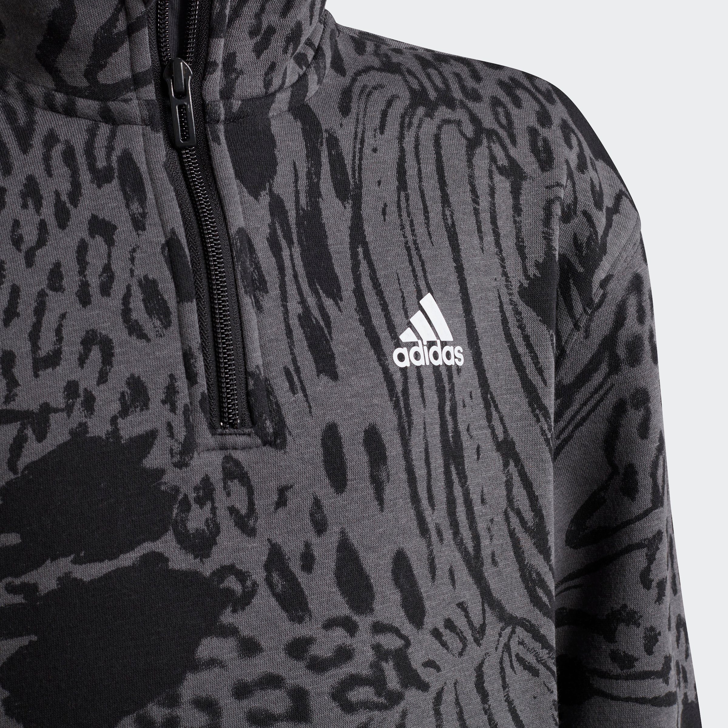 FUTURE ANIMAL HYBRID PRINT LOOSE adidas Sweatkleid Sportswear HALF-ZIP ICONS COTTON KLEID