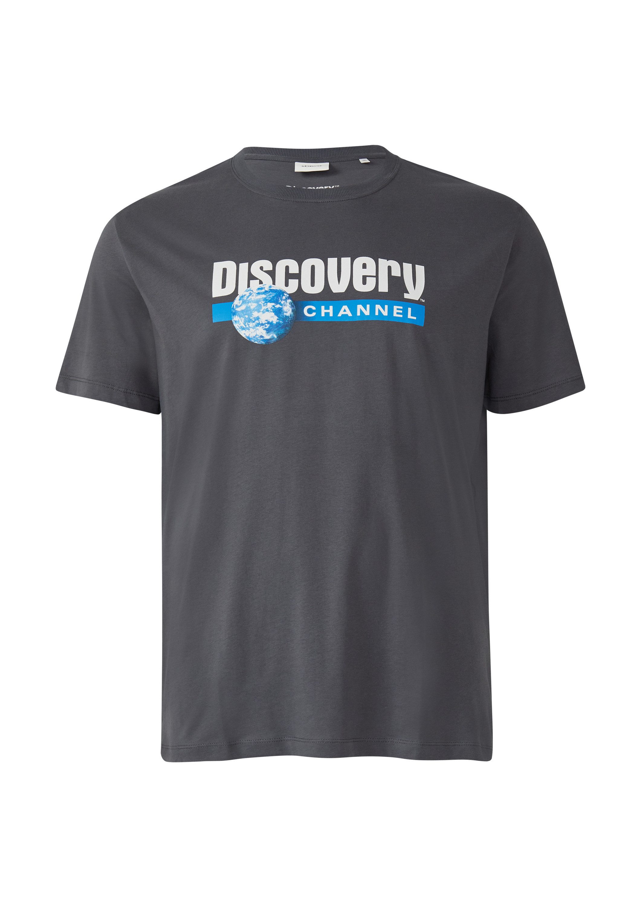 s.Oliver Kurzarmshirt T-Shirt T-Shirt mit Discovery™-Print