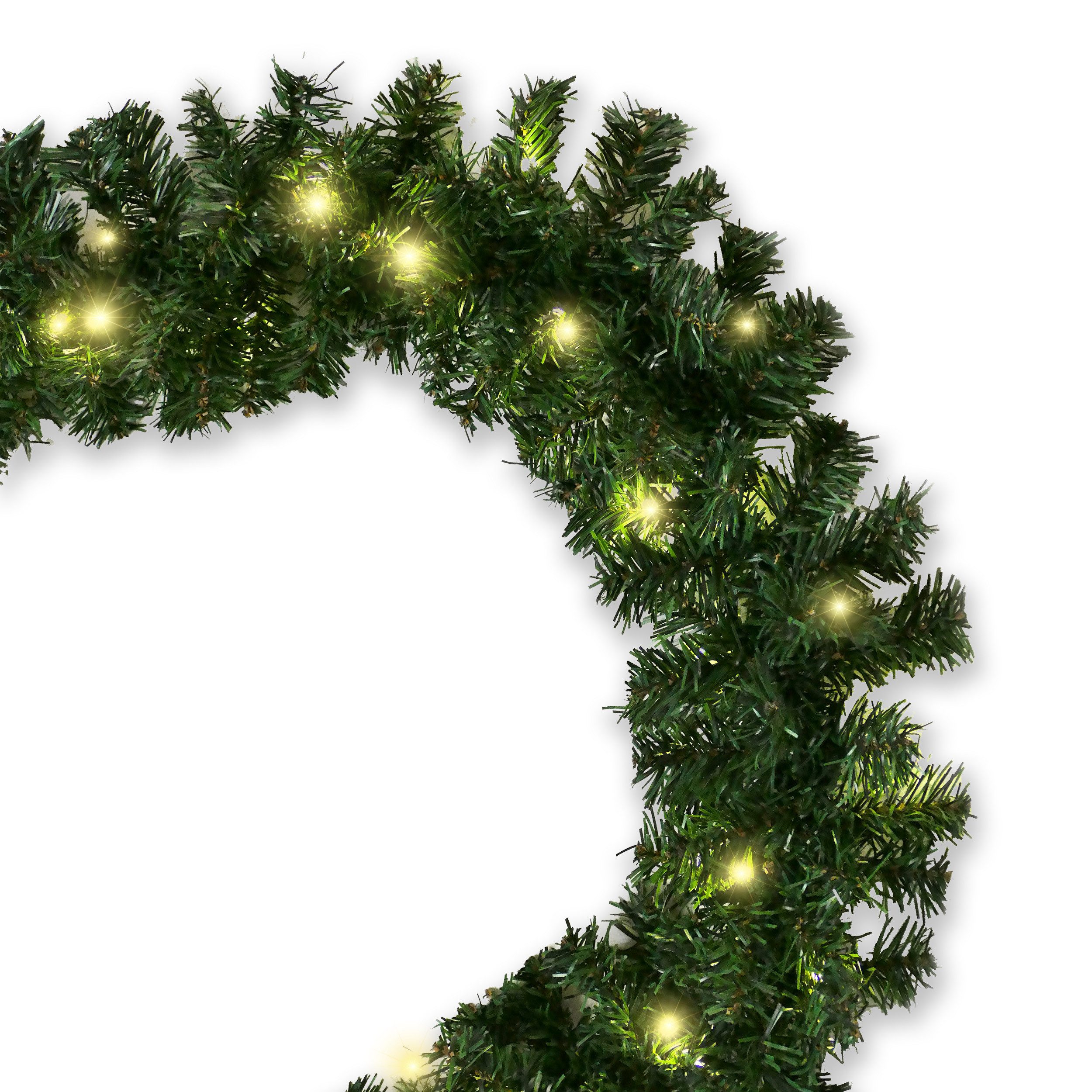 Gartenpirat LED-Girlande Künstliche Tannengirlande Türgirlande LED Weihnachtsgirlande Girlande, Energieeffizient