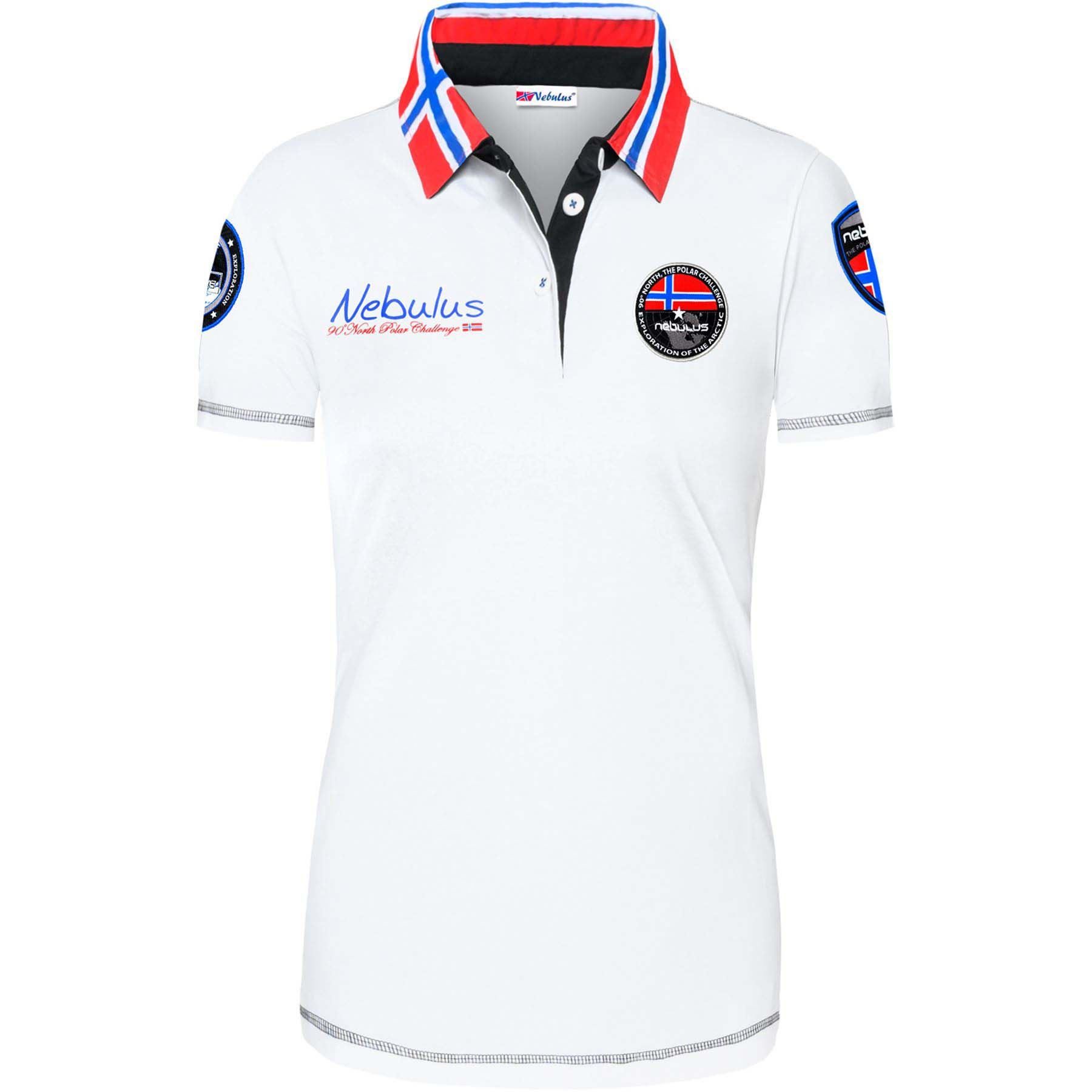 Nebulus Poloshirt BENTER, Q809 - Damen, weiß, M/38