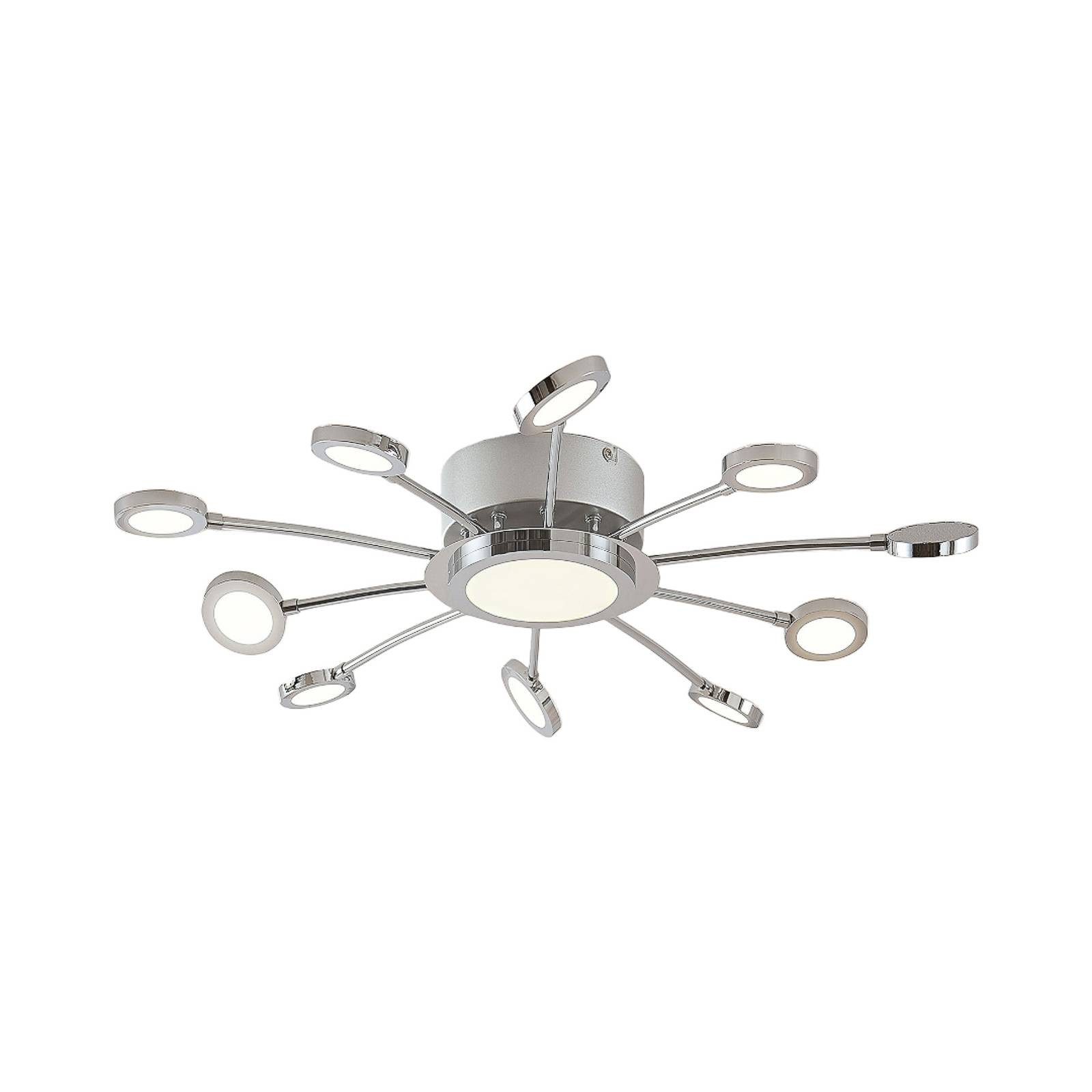 Lindby LED Deckenleuchte Meru, dimmbar, LED-Leuchtmittel günstig online kaufen