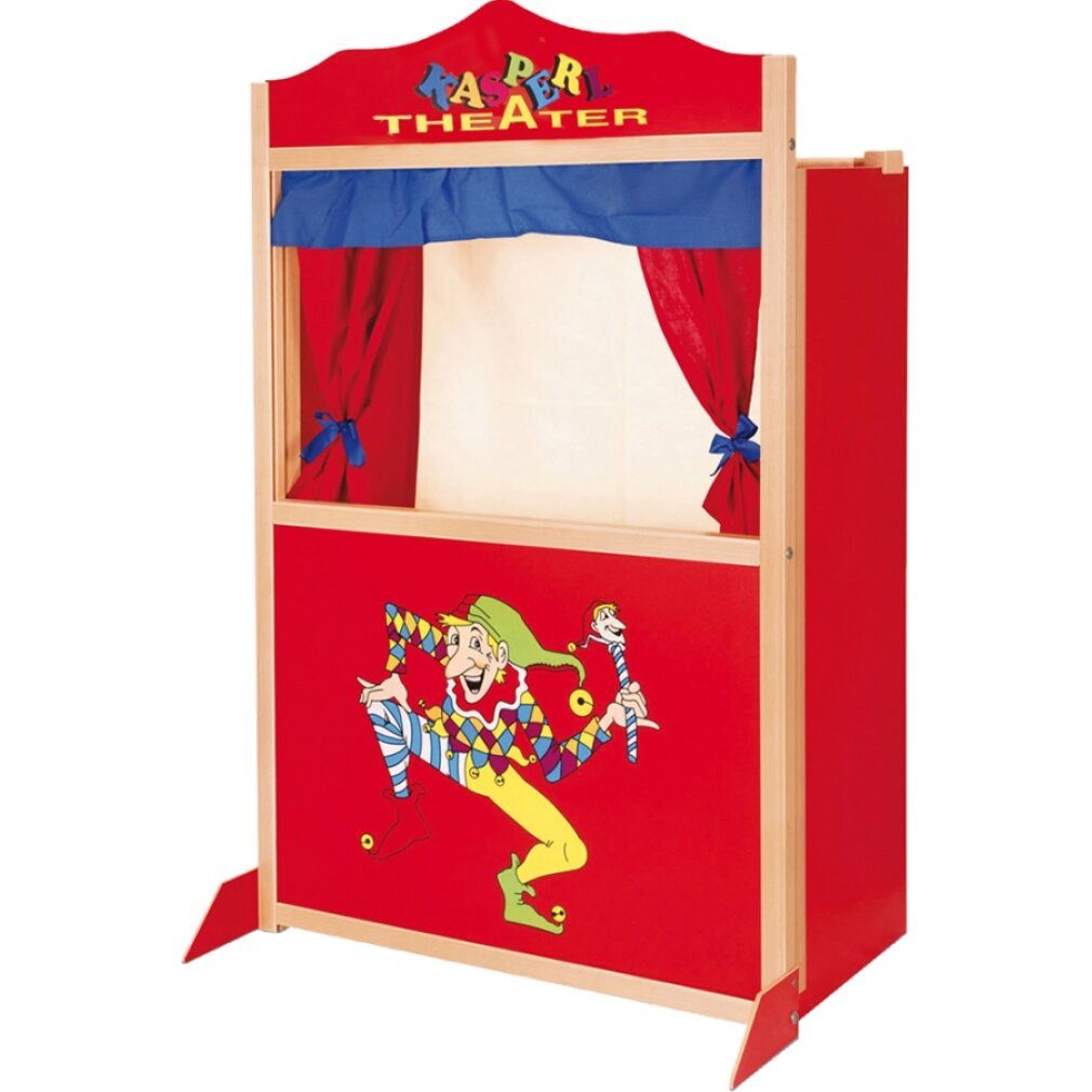 Nemmer Holzspielwaren Kasperletheater Holz ca. 78x41x120cm Puppentheater