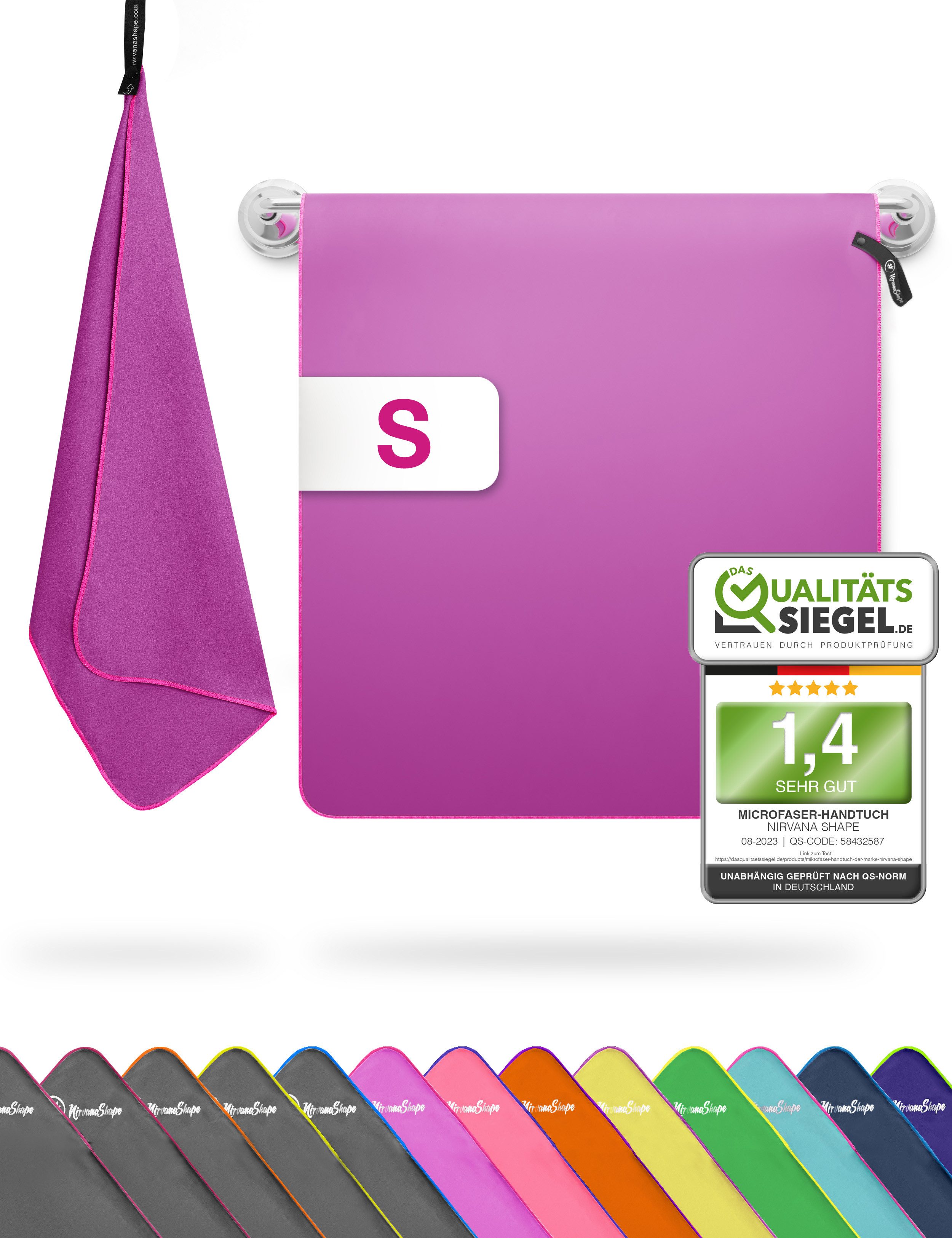 NirvanaShape Reisehandtuch Mikrofaser Handtuch, Badehandtuch, Reisehandtuch günstig online kaufen