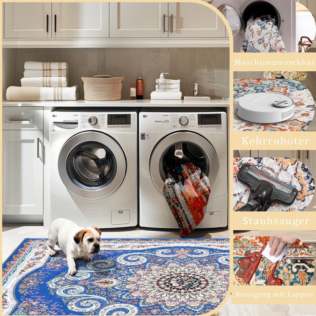 Celya Teppich Rechteckiger Teppich Wohnzimmer,Höhe:5,3 mm,Kurzflor-Wohnzimm günstig online kaufen