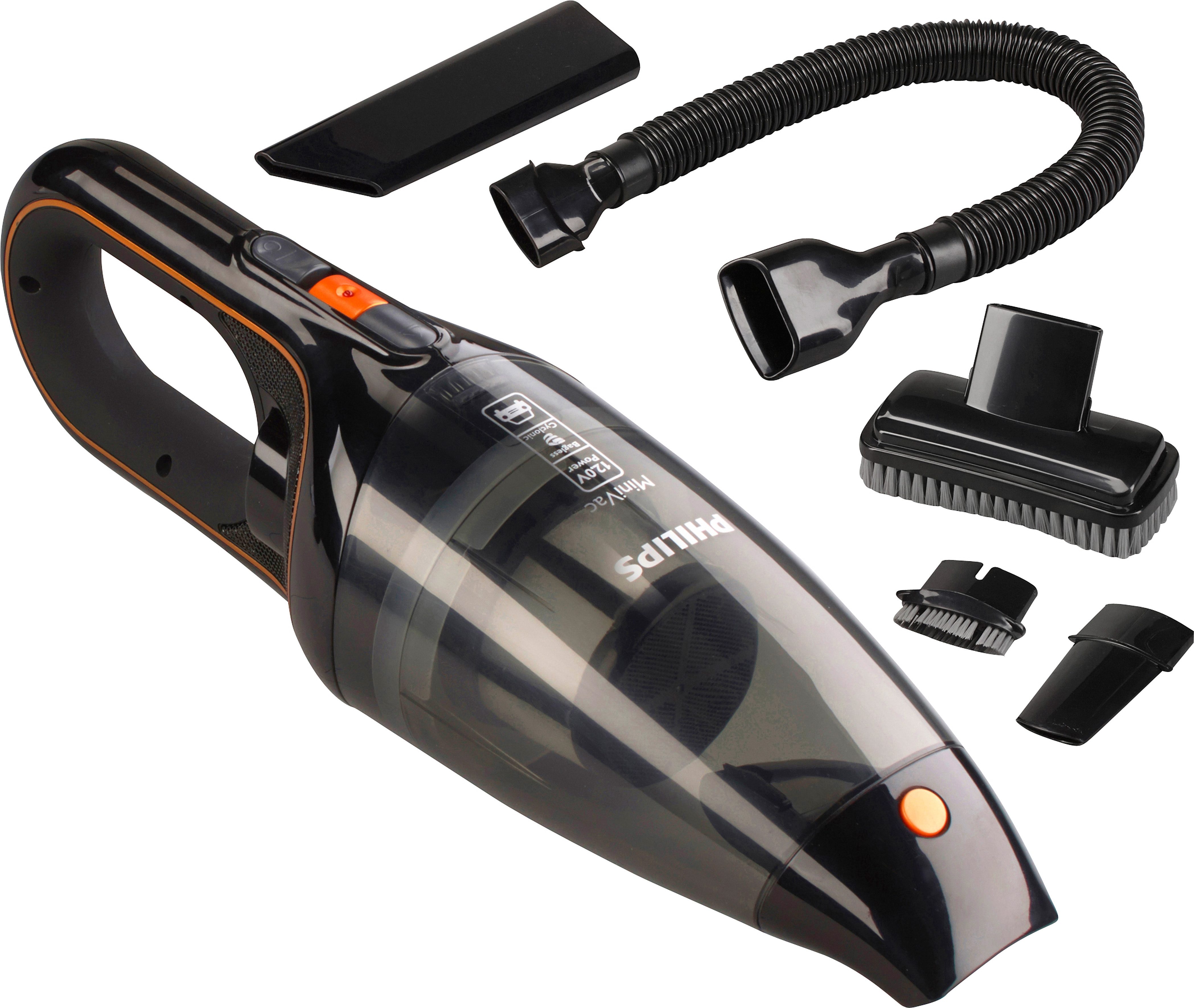 Philips AkkuHandstaubsauger FC6149/01 12V KfzAnschluss, 120 Watt