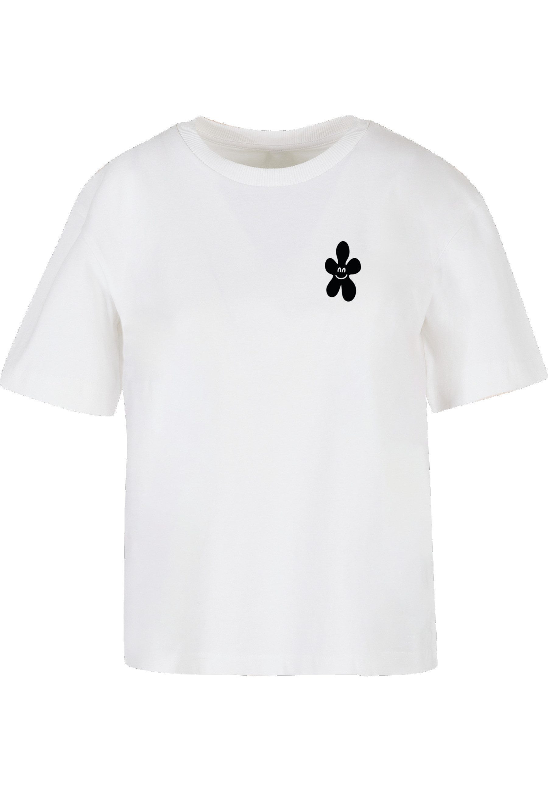Miss Tee T-Shirt Miss Tee Good Karma Happy Flower Tee (1-tlg)