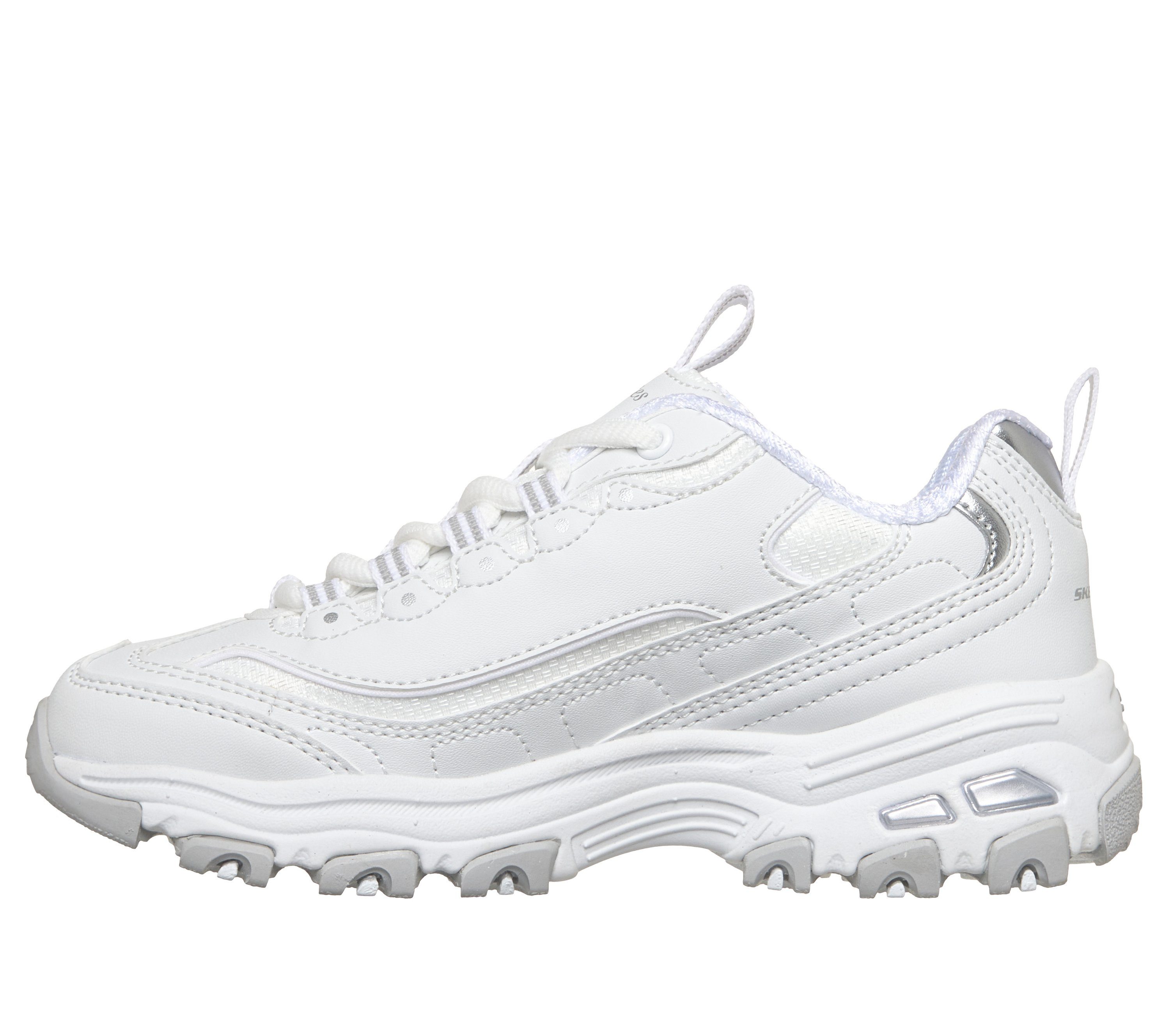 Skechers D'LITES Plateausneaker Schnürschuh, mit Memory Foam, Größenschablone zum Download