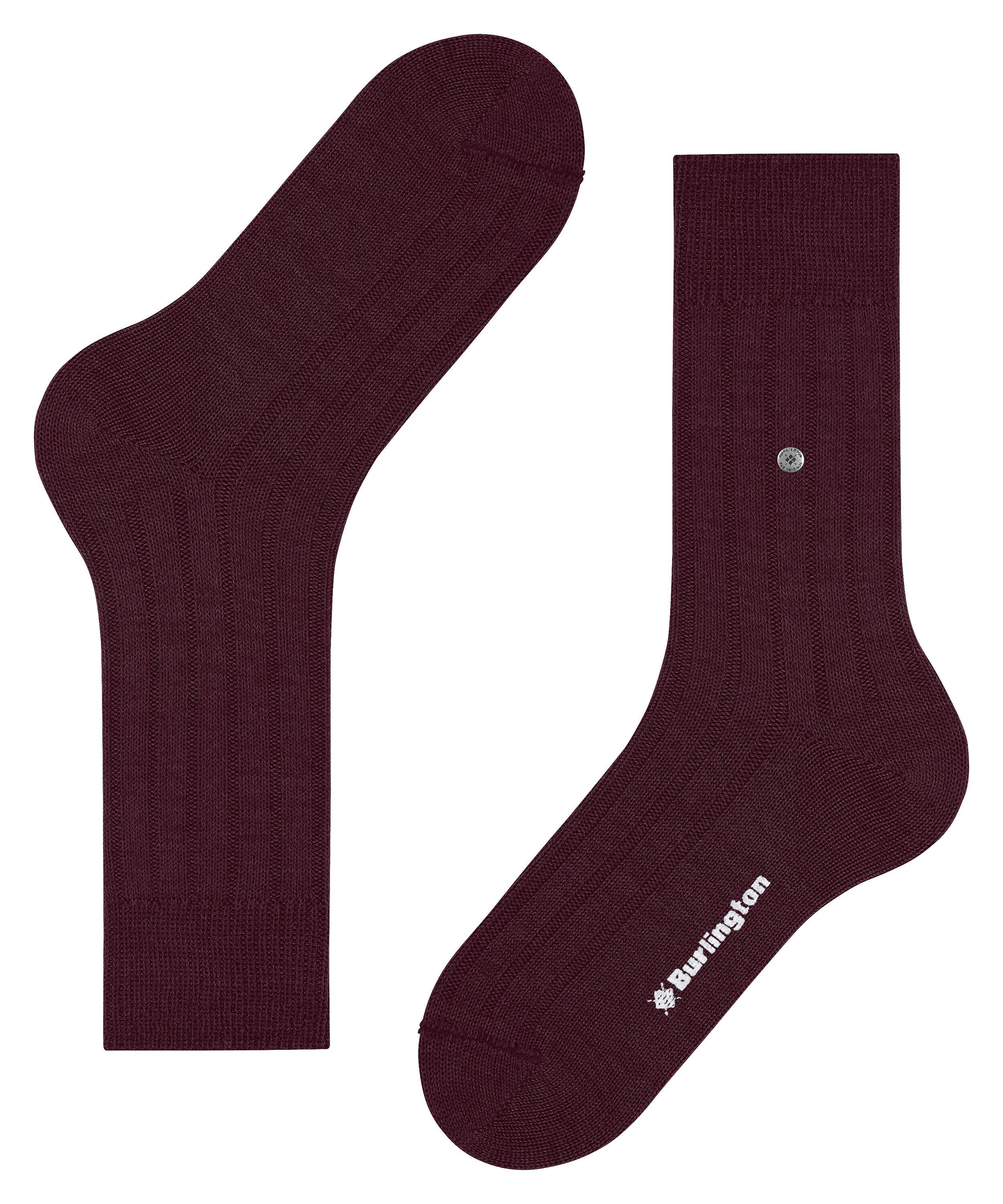 Burlington (1-Paar) Socken (8435) claret Dover