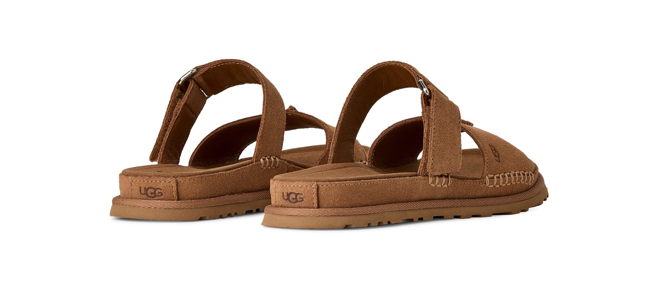 UGG GOLDENGAZE SLIDE Pantolette Mule, Sabot, Fußbett mit Memory-Schaum