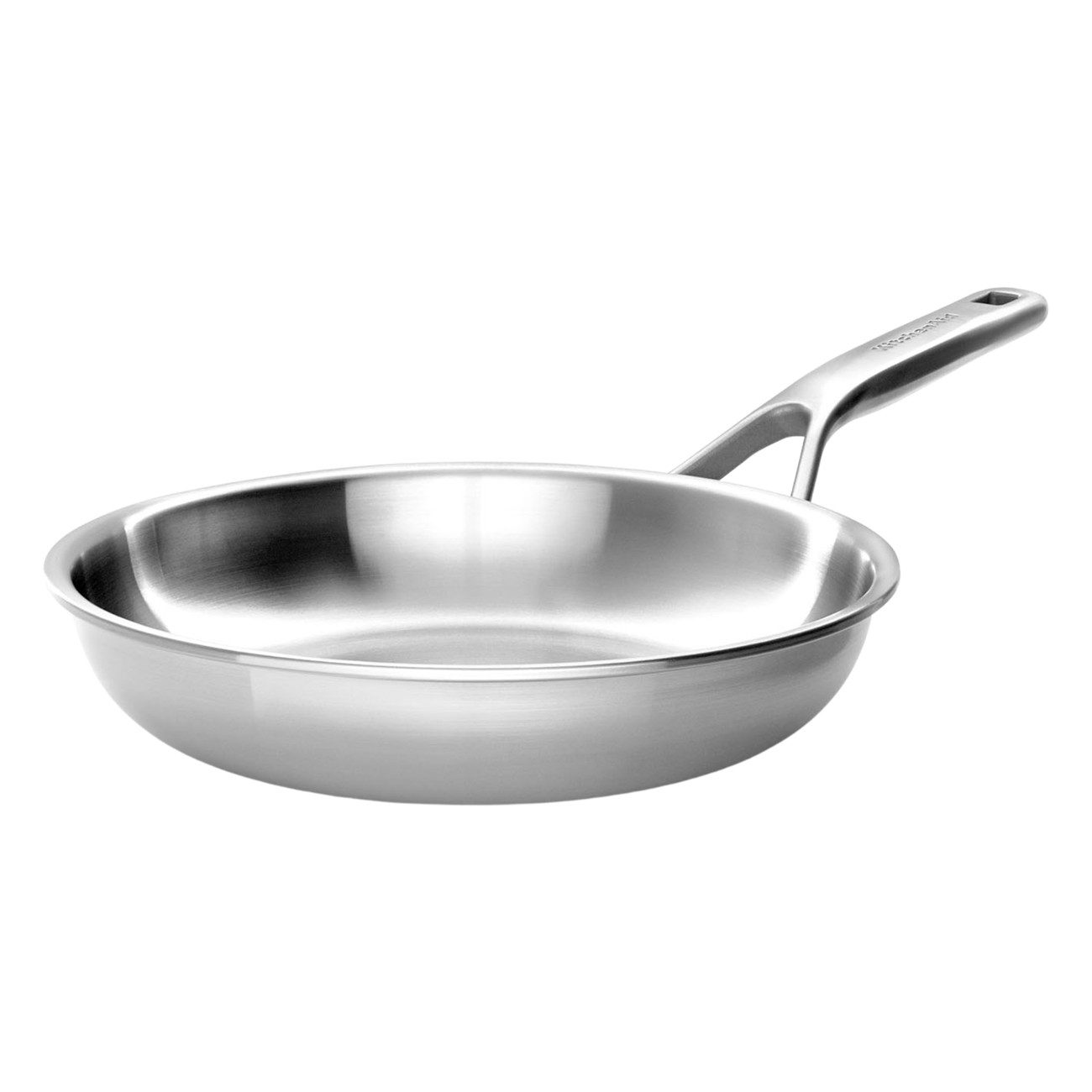 KitchenAid Bratpfanne CC003243-001, Edelstahl, Antihaft, alle Herdarten, langlebig, backofengeeignet, Ø 20 cm