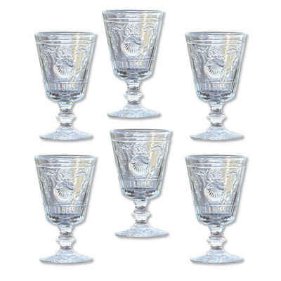 Mirabeau Glas Weingläser 6er Set Beroille klar, Glas