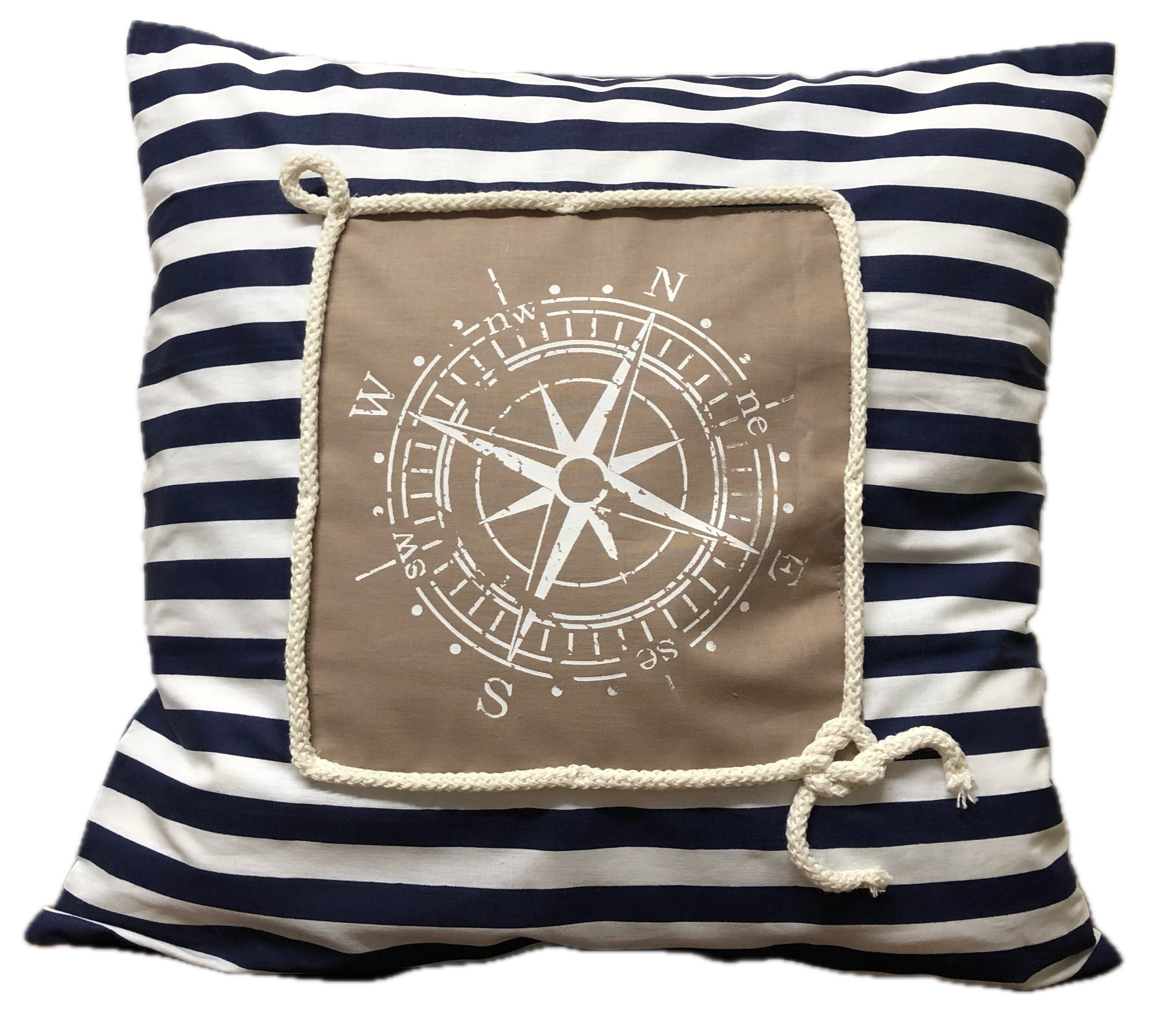 Ammerkind Dekokissen Maritime Kissenhülle * Kompass günstig online kaufen