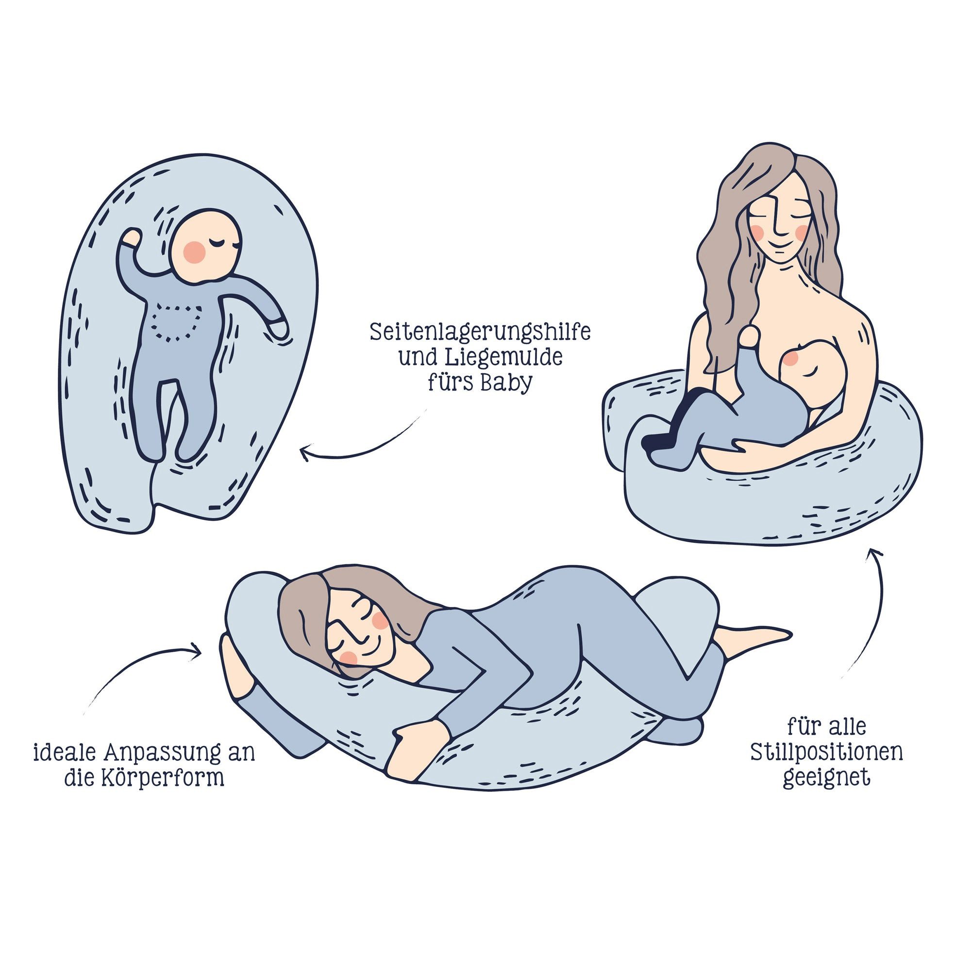 Julius Zöllner Stillkissen dune, 1-tlg.